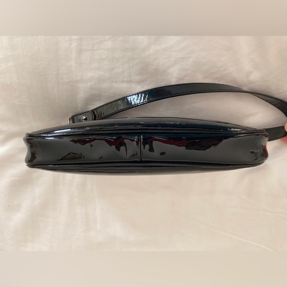 Rachel Black Patent Leather Handbag - Picture 12 of 14